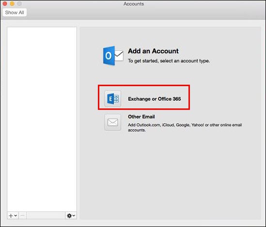 outlook for mac 2016 keeps crashing after adding exchange account